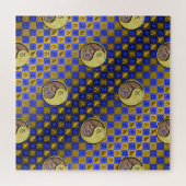 Steinbock & Metallener Ochse Puzzle (Horizontal)