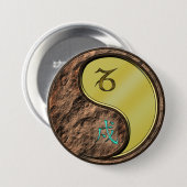 Steinbock & Metallhund Button (Vorne & Hinten)