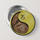 Steinbock & Metallin Kaninchen Button (Vorne & Hinten)