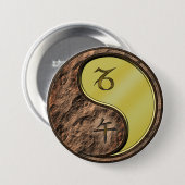Steinbock & Metallpferd Button (Vorne & Hinten)