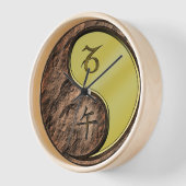 Steinbock & Metallpferd Uhr (Winkel)