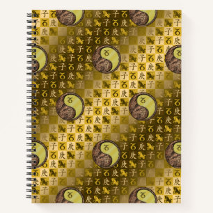 Steinbock & Metallratte Notizblock