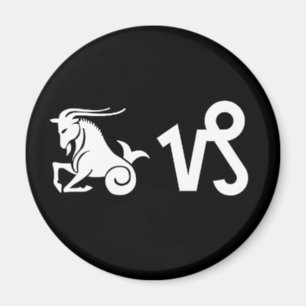 Steinbock mit Symbol Magnet