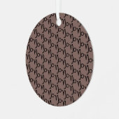 Steinbock Ornament Aus Metall (Vorderseite links)