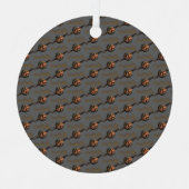 Steinbock Ornament Aus Metall (Vorderseite)