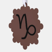 Steinbock Ornament Karte (Linke Ecke)