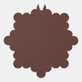Steinbock Ornament Karte (Rückseite)