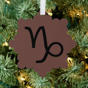 Steinbock Ornament Karte