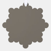 Steinbock Ornament Karte (Rückseite)