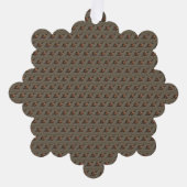 Steinbock Ornament Karte (Vorderseite)