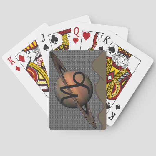 Steinbock-Poker-Karten Spielkarten (Rückseite)