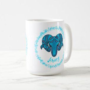 Steinbock-Sternzeichen Blaues Schaf Kaffeetasse
