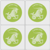 Steinbock, Sternzeichen, Horoskop, Astrologie Aufkleber (Vorderseite)