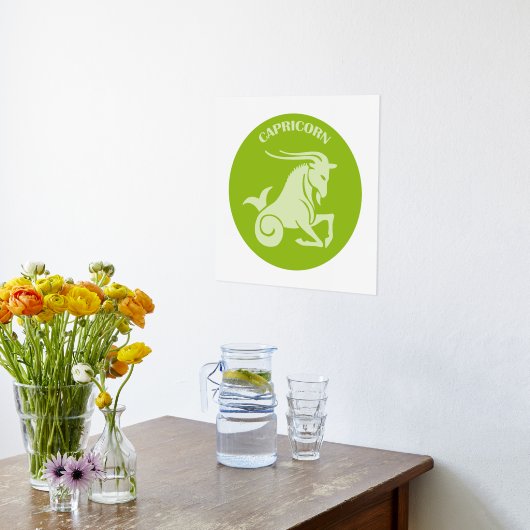 Steinbock, Sternzeichen, Horoskop, Astrologie Foliendrucke (Ablage(Küche))
