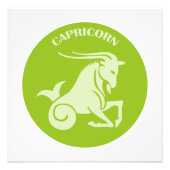 Steinbock, Sternzeichen, Horoskop, Astrologie Fotodruck (Vorne)