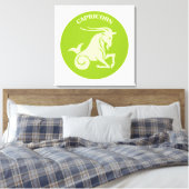 Steinbock, Sternzeichen, Horoskop, Astrologie Leinwanddruck (Insitu (Schlafzimmer))