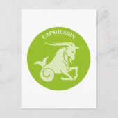Steinbock, Sternzeichen, Horoskop, Astrologie Postkarte (Vorderseite)