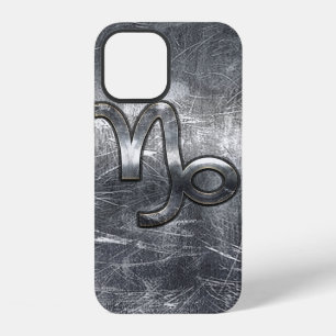 Steinbock-Sternzeichen im grunge-distressed-Stil iPhone Hülle