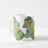 Steinbock Sternzeichen Kaffeetasse (Vorderseite Links)