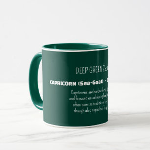 Steinbock-Sternzeichen Persönlichkeitsmerkmale Tasse