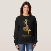 Steinbock-Sternzeichen Tarotkarte Astrologie Horos Sweatshirt (Vorne ganz)