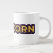 Steinbock-Sternzeichen-Textdesign Jumbo-Tasse (Rechts)