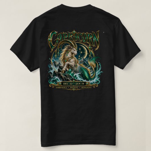 Steinbock T-Shirt (Design Rückseite)
