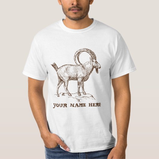 Steinbock T-Shirt (Vorderseite)