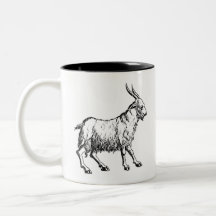 Steinbock-Tasse