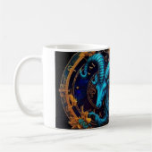 Steinbock-Thematischer Nährwert Kaffeetasse (Links)