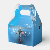 Steinbock-Themenparty-Geschenkbox Geschenkschachtel (Rückseite)