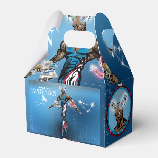 Steinbock-Themenparty-Geschenkbox Geschenkschachtel (Vorderseite)