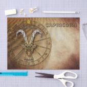 Steinbock-Tierkreis-Astrologieentwurf Seidenpapier (Handwerk)