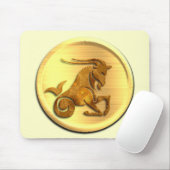 Steinbock-Tierkreis-Mausunterlage Mousepad (Mit Mouse)