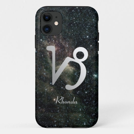 Steinbock-Tierkreis-Stern-Zeichen-Universum Case-Mate iPhone Hülle (Rückseite)