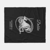 Steinbock - Tierkreis-Zeichen Fleecedecke (Vorderseite (Horizontal))