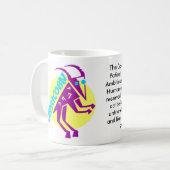 Steinbock-Tierkreis-Zeichen-Tasse Kaffeetasse (Vorderseite Links)