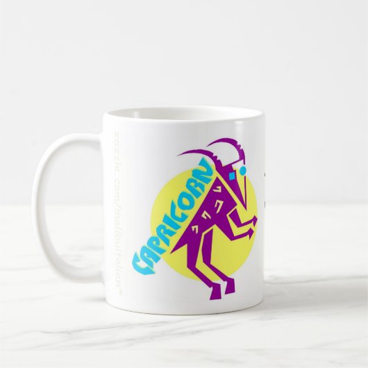 Steinbock-Tierkreis-Zeichen-Tasse Kaffeetasse (Links)