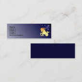 Steinbock-Tierkreis-Zeichen-Visitenkarte KRW Mini Visitenkarte (Vorne/Hinten)