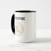 Steinbock Tierkreiszeichen Tasse (Vorderseite Links)