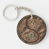 Steinbock und Erdziege Schlüsselanhänger (Vorderseite)