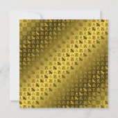 Steinbock und Metalldrache Karte (Rückseite)