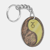 Steinbock und Metalldrache Schlüsselanhänger (Vorderseite links)