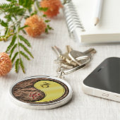 Steinbock und Tiger Schlüsselanhänger (Seite)