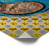 Steinbock und Wasserkaninchen Poster (Ecke)