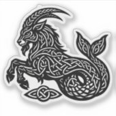 Steinbock — Verfluchte Tinte Zodiak Steinbock‑Fisc Aufkleber (Vorderseite)