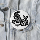 Steinbock — Verfluchte Tinte Zodiak Ziegenfisch Button (Beispiel)