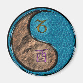 Steinbock & Wasser Hahn Magnet (Vorne)