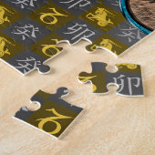 Steinbock & Wasser Kaninchen Puzzle (Seite)