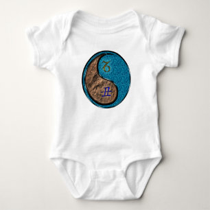 Steinbock & Wasserbüffel Baby Strampler